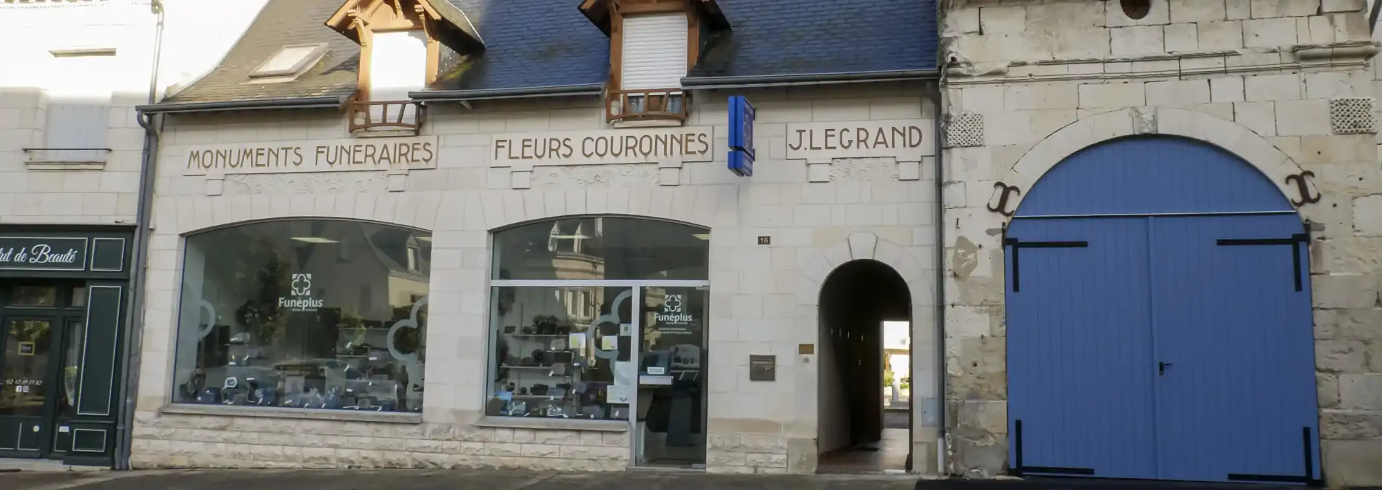 Magasin de Pompes Funèbres Ligueil 37 près de Loches et Descartes